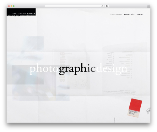 Arnold WordPress theme - acnetterdesign.com