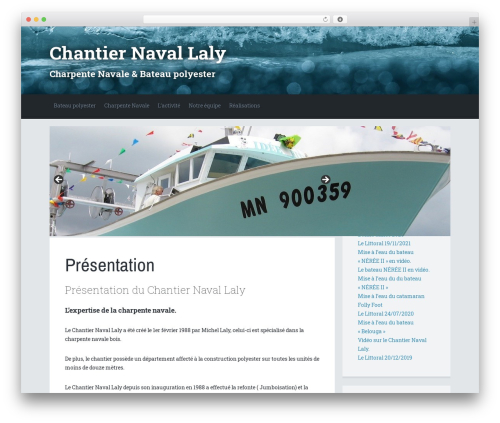 cnl WordPress theme - chantier-naval-laly.fr
