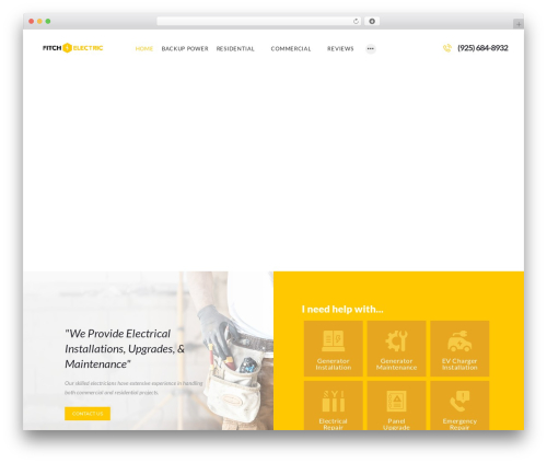 ElectroServ theme WordPress - fitchelectric.com