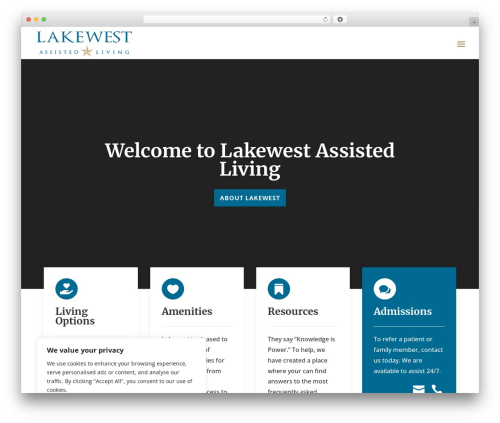 Imavex Development theme WordPress - lakewestal.com