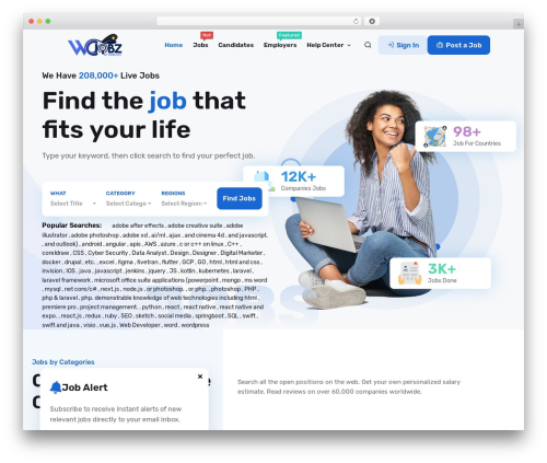 Jobzilla theme WordPress - wcjobz.com