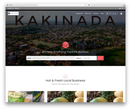 Listingpro WordPress theme - kakinadasmartcity.com