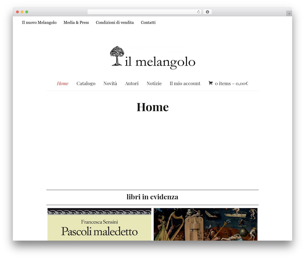 Monte WordPress theme - ilmelangolo.com