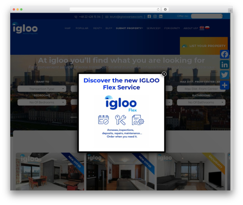 MyHome WP theme - igloowarsaw.com