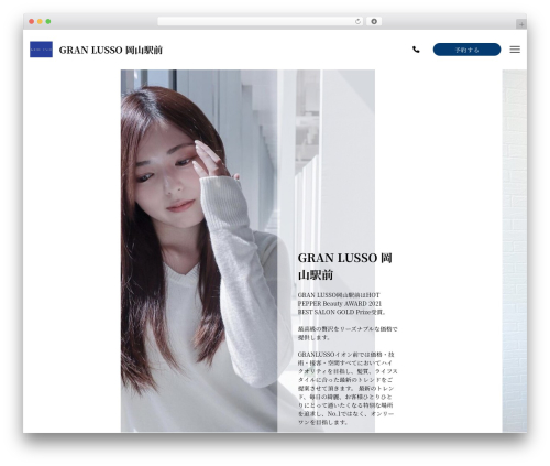 Note top WordPress theme - granlusso-ekimae.com