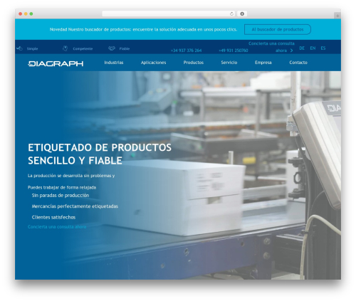 Page Builder Framework premium WordPress theme - diagraph.es