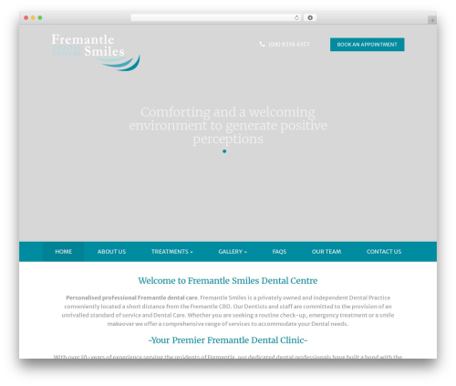 PWD Default Bootstrap WordPress theme - fremantlesmiles.com.au