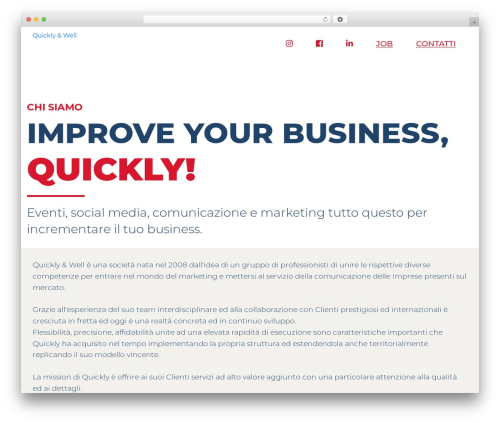 Servicematica WordPress theme - quicklyandwell.com