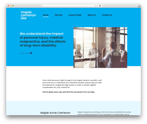 Theme WordPress Customify - maplecameronlaw.ca