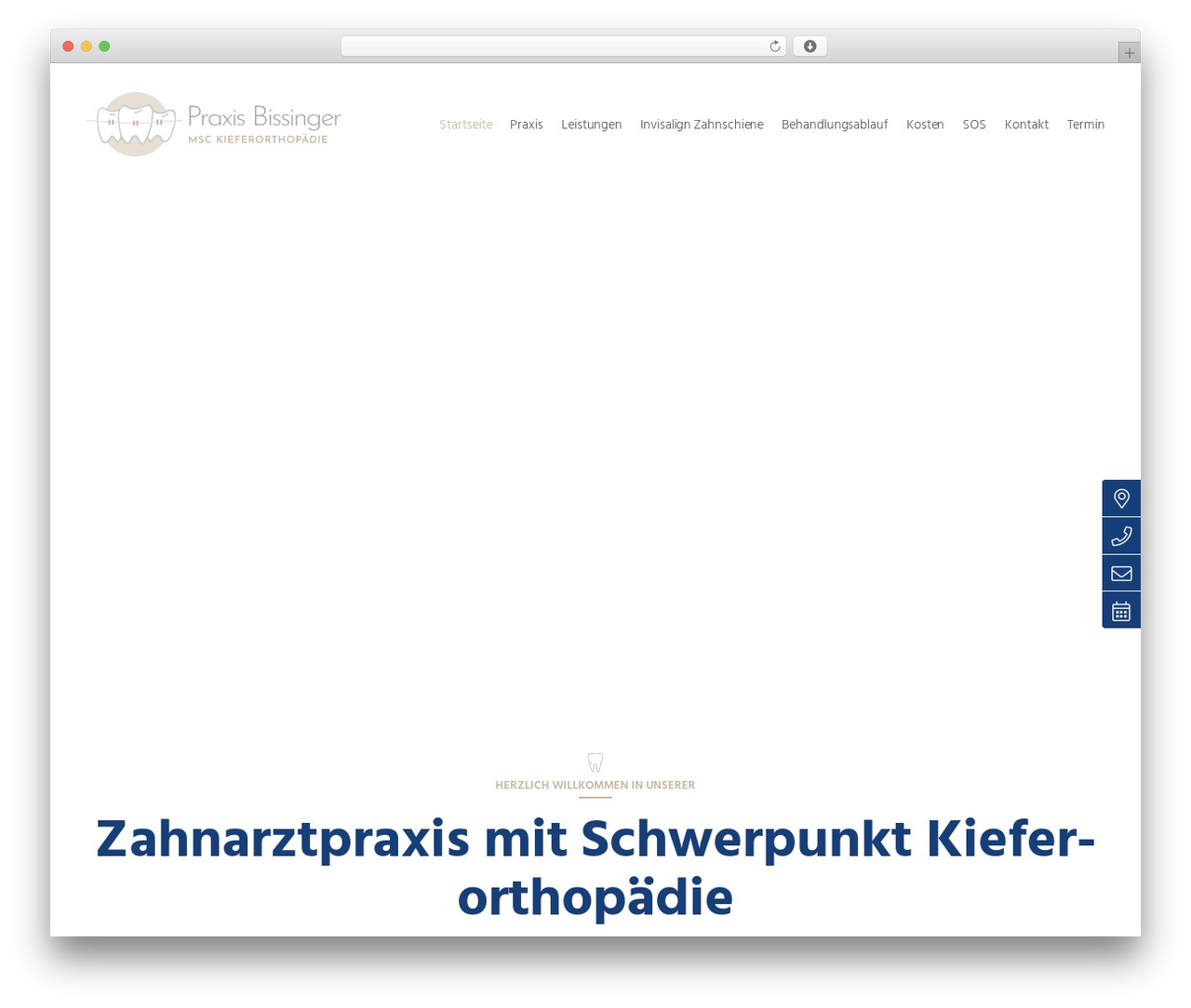 Theme WordPress Praxis Bissinger - kfo-bissinger.de Theme WordPress Praxis Bissinger - kfo-bissinger.de