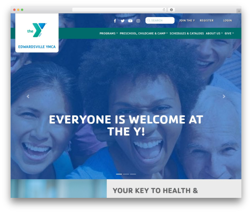WordPress theme ed - edwardsvilleymca.com