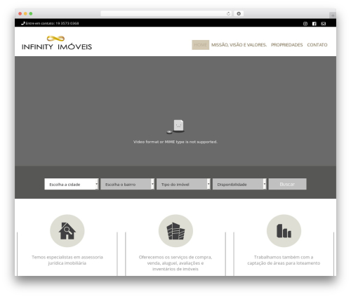 Tesla framework WordPress plugin - www.infinityimoveisleme.com.br