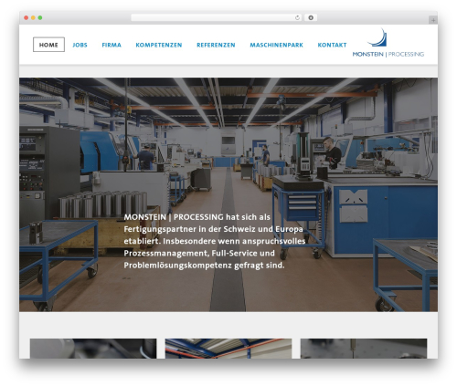 Monstein Processing WordPress theme - monstein-processing.ch