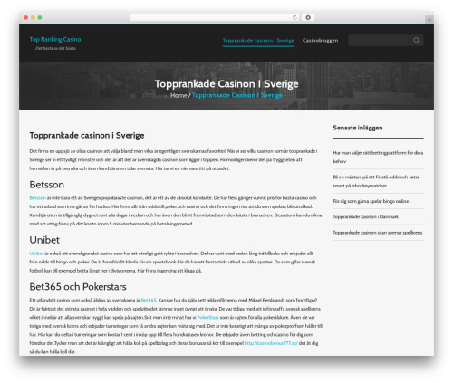 Theme WordPress Customizable - toprankingcasino.com Theme WordPress Customizable - toprankingcasino.com