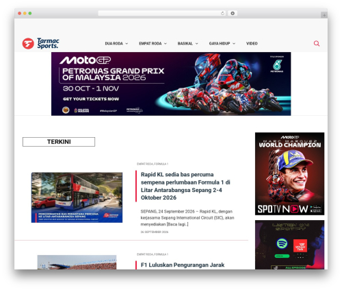 Featured and trending post pro WordPress plugin - tarmacsports.net
