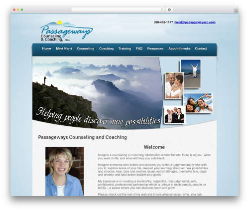 WordPress theme Wellness - passagewayscc.com