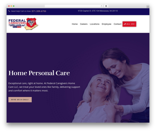 Wpsection WordPress plugin - federalcaregivershomecare.com