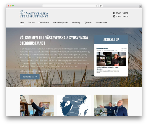 Divi WordPress theme - vsst.se