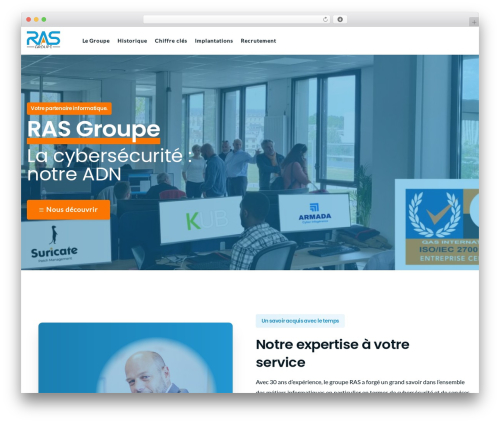 Essentials WordPress theme - ras-itgroup.com