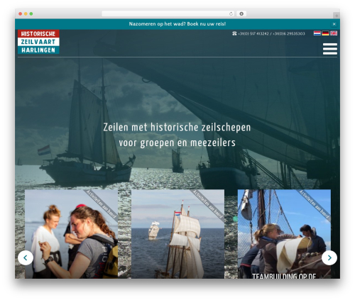 EWIM WordPress theme - historischezeilvaart.nl