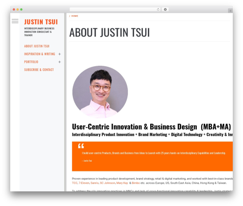 Minimal Grid theme WordPress - justintsui.com