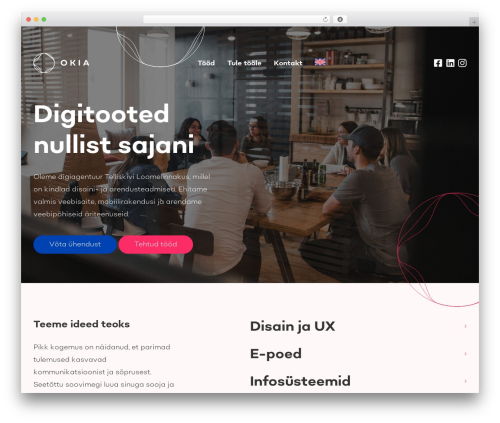 OKIA WordPress theme - okia.ee