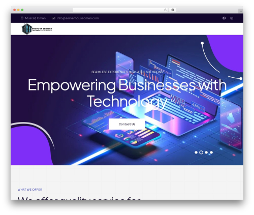 Techub WordPress theme - serverhouseoman.com