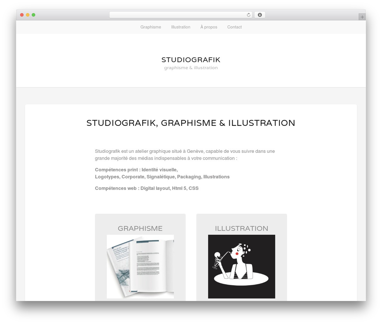 Theme WordPress Stacker Lite - studiografik.ch