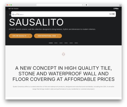 Uncode WordPress page theme - qualisceramica.com