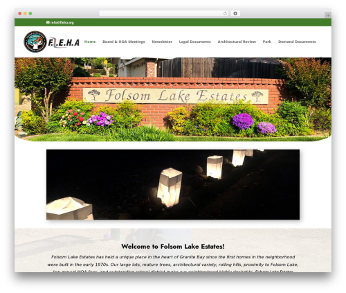 WordPress theme Divi - fleha.org