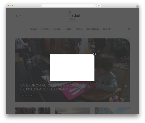 WordPress theme Authentic - justglad.be