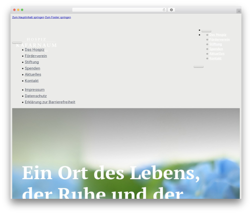 Bricks theme WordPress - hospiz-kafarnaum.de