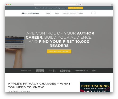 Conversion Cats theme WordPress - blog.yourfirst10kreaders.com