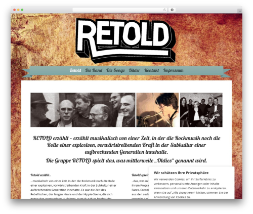 Divi WordPress theme - retold.de