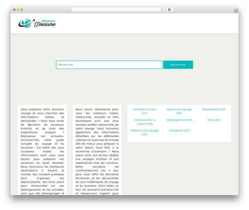 generic-site WordPress theme - annuaire-tourisme.info