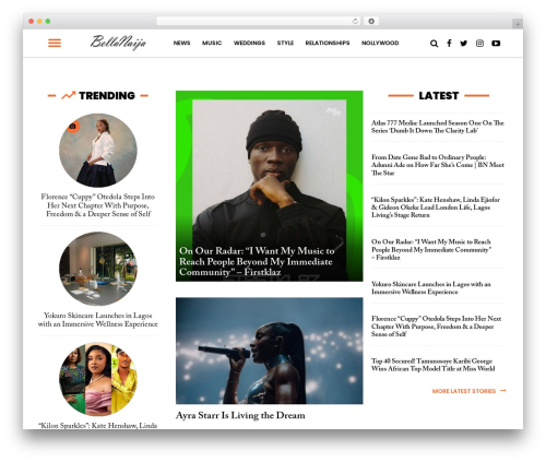 Zox alp WordPress plugin - bellanaija.com
