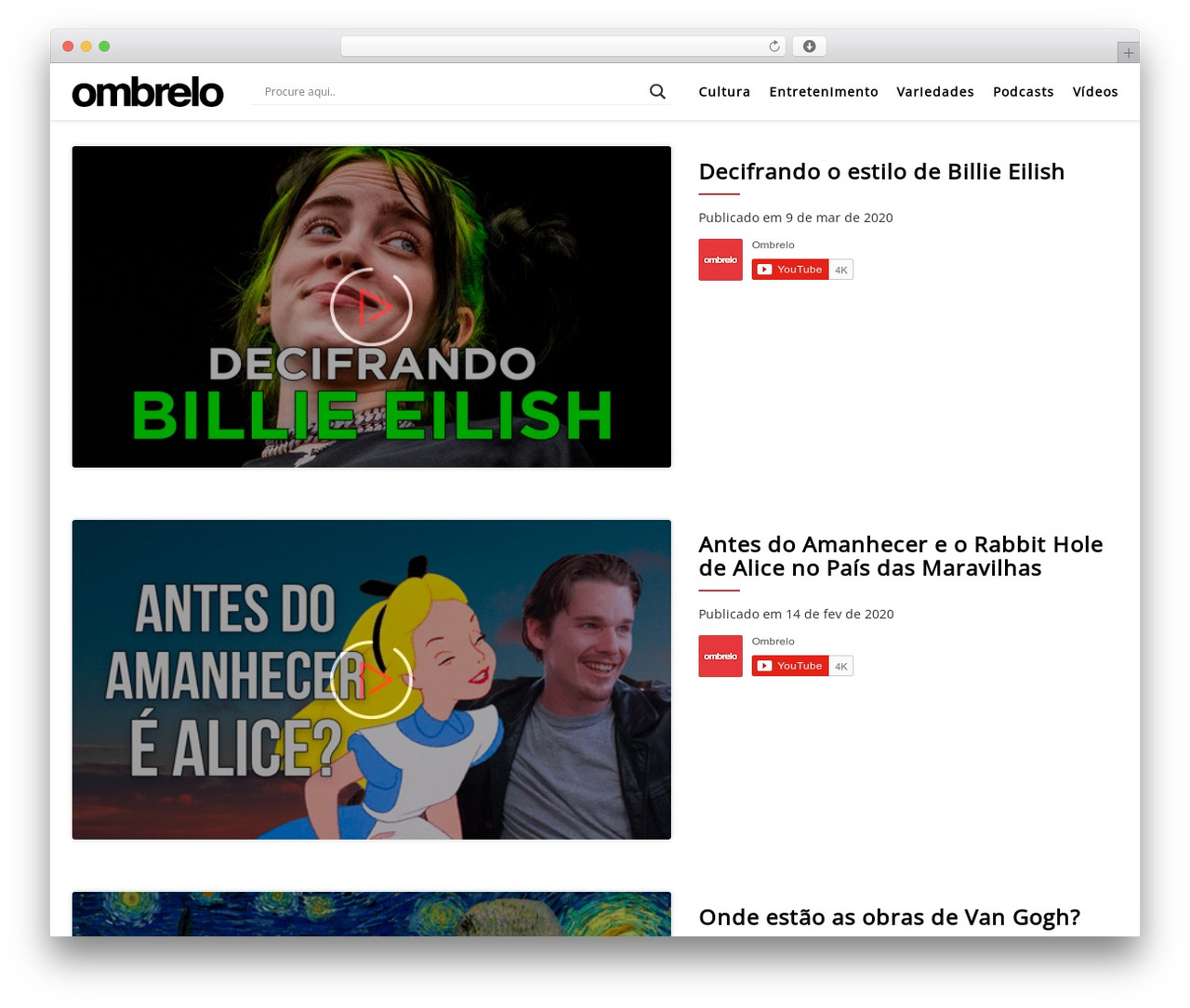 Odin top WordPress theme - ombrelo.com.br