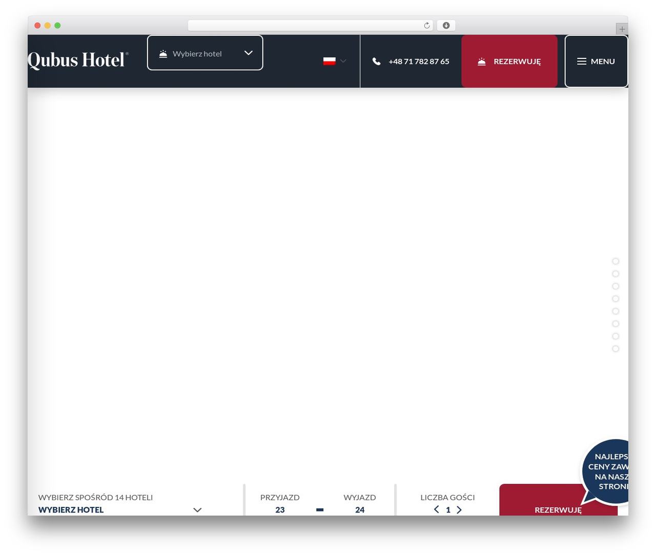Proformat WordPress theme - qubushotel.com