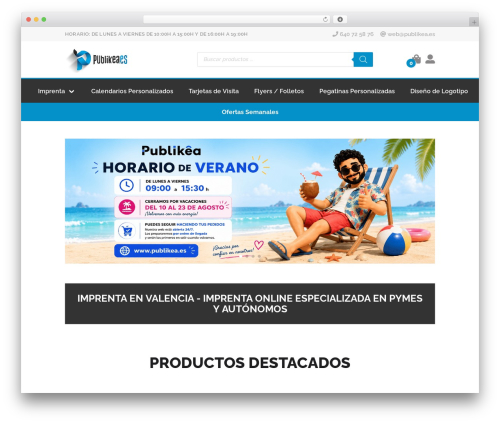Theme WordPress Orbitta - publikea.es