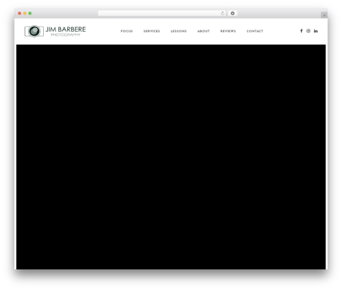 Whizz WordPress theme image - jimbarberephotography.com