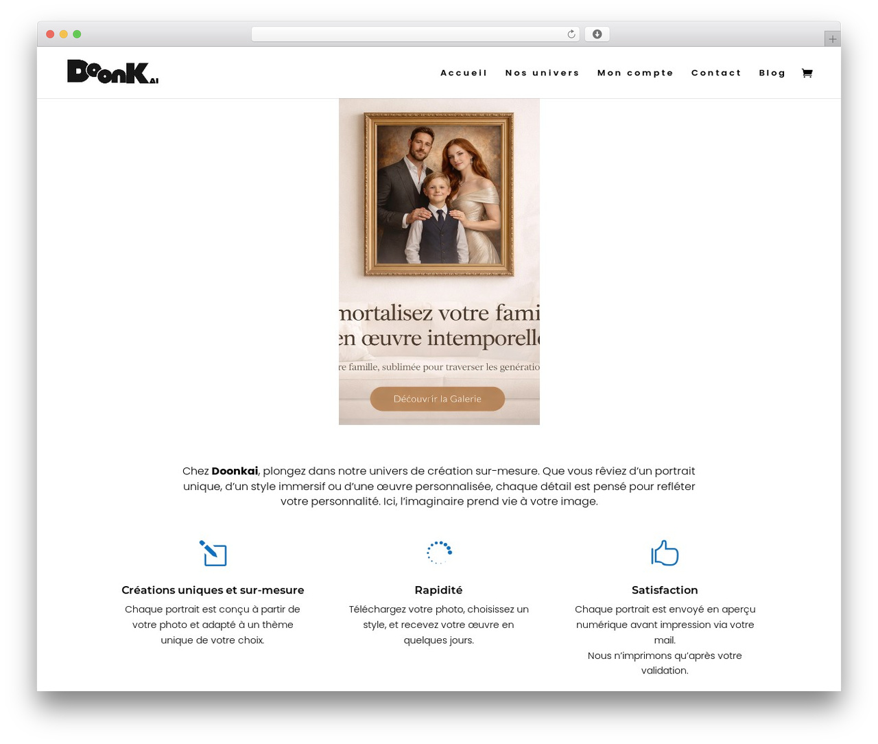 WordPress theme Divi - doonkai.fr