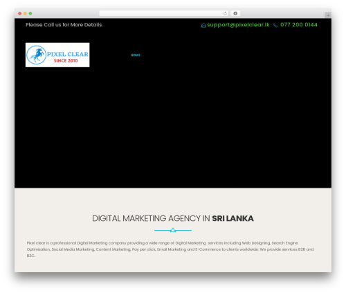 WordPress theme EasyWeb - pixelclear.lk