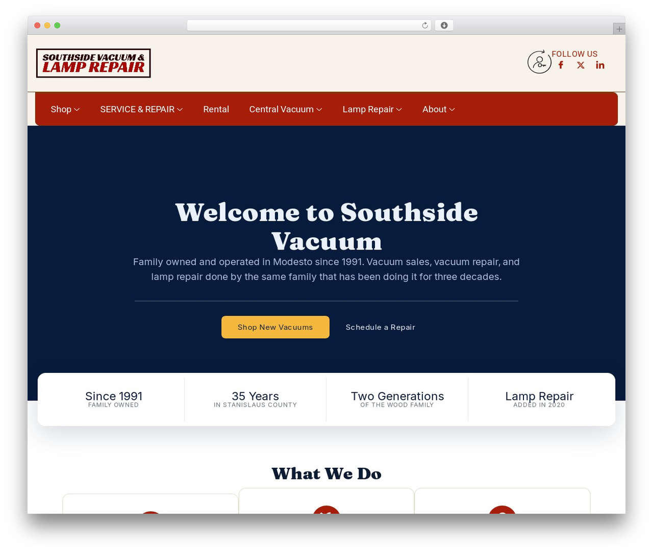 WordPress theme Hello Elementor - southsidevacuum.com