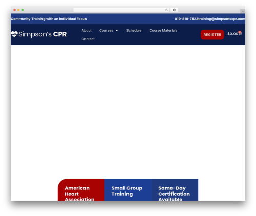 Romethemeform WordPress plugin - simpsonscpr.com