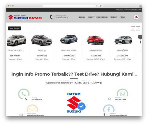 WP Roda theme WordPress - mobilsuzukibatam.com