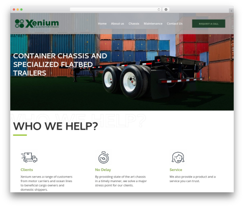 backhoe theme WordPress - xeniumus.com