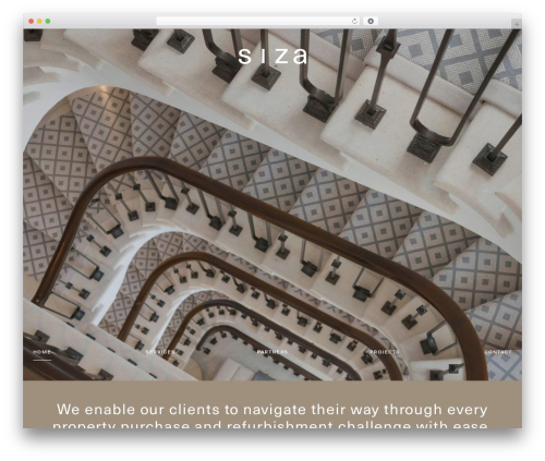 Barebones WP theme - sizagroup.com