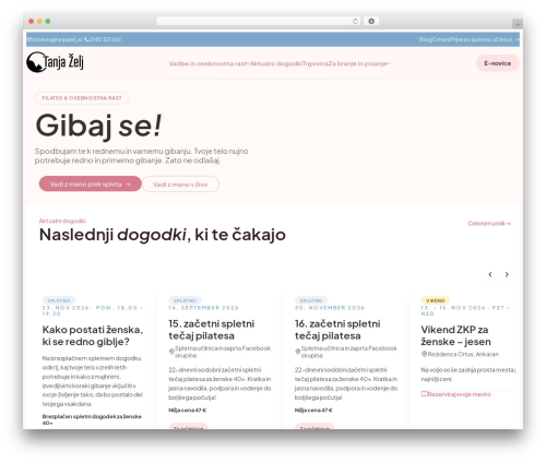 Woo upnnalog WordPress plugin - tanjazelj.si