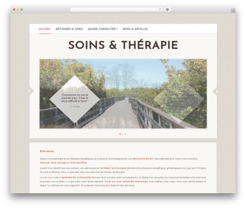Theme WordPress Tilability - soins-therapie.ch