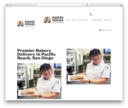 Theme WordPress Divi - pastrypedaler.com